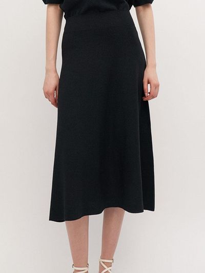 2NDSKIN air knit flared skirt