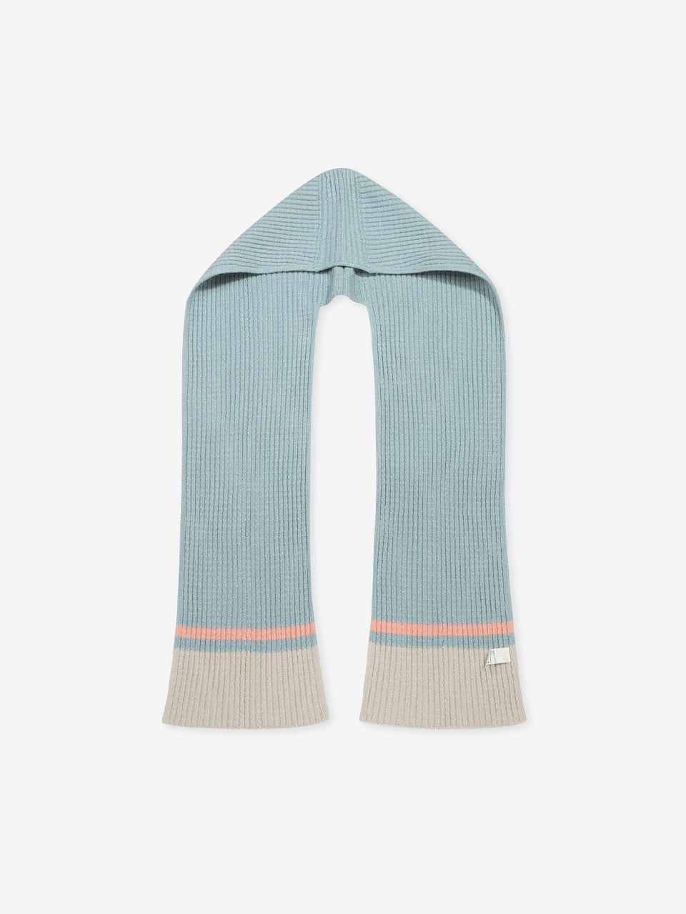 2NDSKIN Color hooded scarf