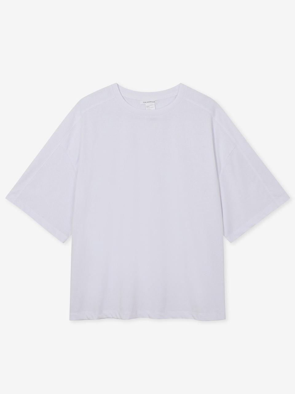2NDSKIN Ice cotton loose fit short-sleeved top