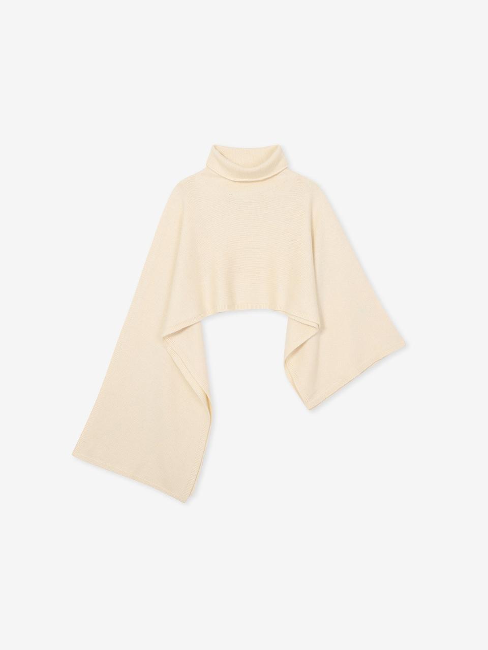 2NDSKIN Length unbalanced turtleneck knitwear