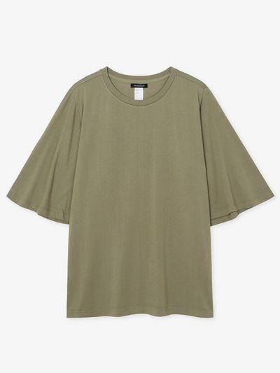 2NDSKIN Modal flare short-sleeved top