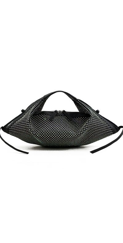 3.1 Phillip Lim 3.1 Phillip Lim Crystal Mesh Mini Luna Crossbody Bag Black One
