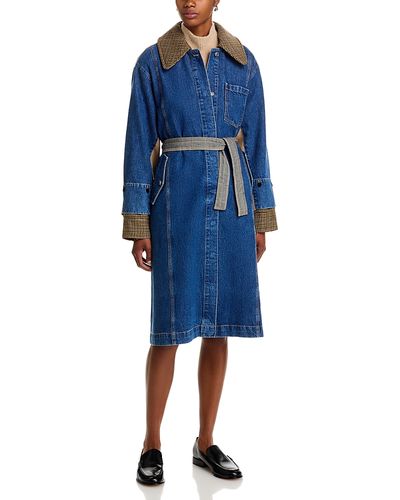 3.1 Phillip Lim 3.1 Phillip Lim Denim Combo Trench Coat