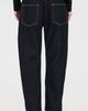 3.1 Phillip Lim 3.1 Phillip Lim Denim Curved Petite Jeans With Zippers Dark Indigo - 3