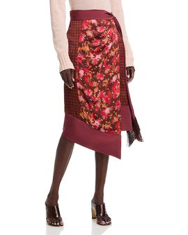 3.1 Phillip Lim 3.1 Phillip Lim Desert Flower Draped Wrap Skirt