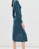 3.1 Phillip Lim 3.1 Phillip Lim Embellished Draped Jersey Midi Dress Petrol - 4