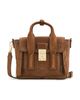 3.1 Phillip Lim 3.1 Phillip Lim Embossed Suede Pashli Mini Crossbody Bag Saddle One - 1