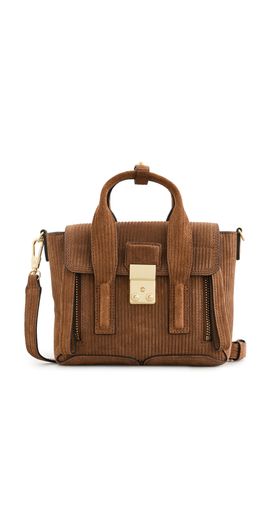 3.1 Phillip Lim 3.1 Phillip Lim Embossed Suede Pashli Mini Crossbody Bag Saddle One