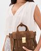 3.1 Phillip Lim 3.1 Phillip Lim Embossed Suede Pashli Mini Crossbody Bag Saddle One - 3