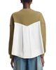 3.1 Phillip Lim 3.1 Phillip Lim French Terry Mixed Media Sweatshirt - 3