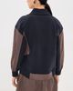 3.1 Phillip Lim 3.1 Phillip Lim French Terry Nylon Combo Utility Dress Midnight/Espresso - 3