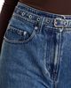 3.1 Phillip Lim 3.1 Phillip Lim High Rise Wide Leg Belted Jeans in Blue - 4