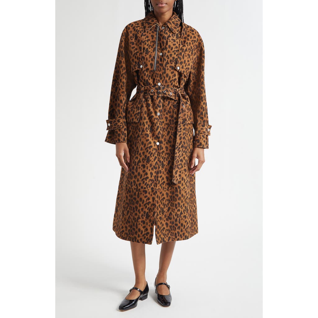 3.1 Phillip Lim - Leopard Print Trench Coat