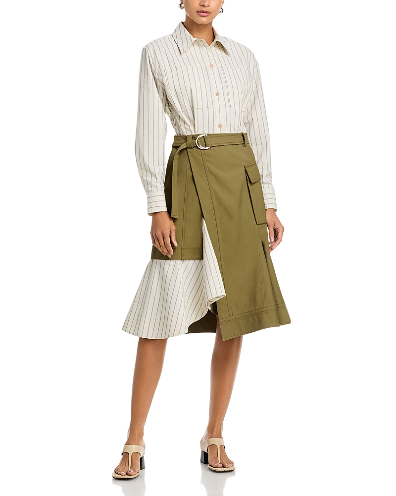 phillip lim tucked front shirt dress Short Sleeve Shirt Dress  3.1 Phillip Lim