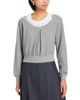 3.1 Phillip Lim 3.1 Phillip Lim Long Sleeve Embellished Double Layer Sweatshirt - 1