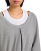 3.1 Phillip Lim 3.1 Phillip Lim Long Sleeve Embellished Double Layer Sweatshirt - 4