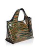 3.1 Phillip Lim 3.1 Phillip Lim Mini Tiger Print Canvas Market Tote Bag - 4