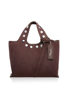 3.1 Phillip Lim 3.1 Phillip Lim Mini Washed Denim Market Tote Bag
