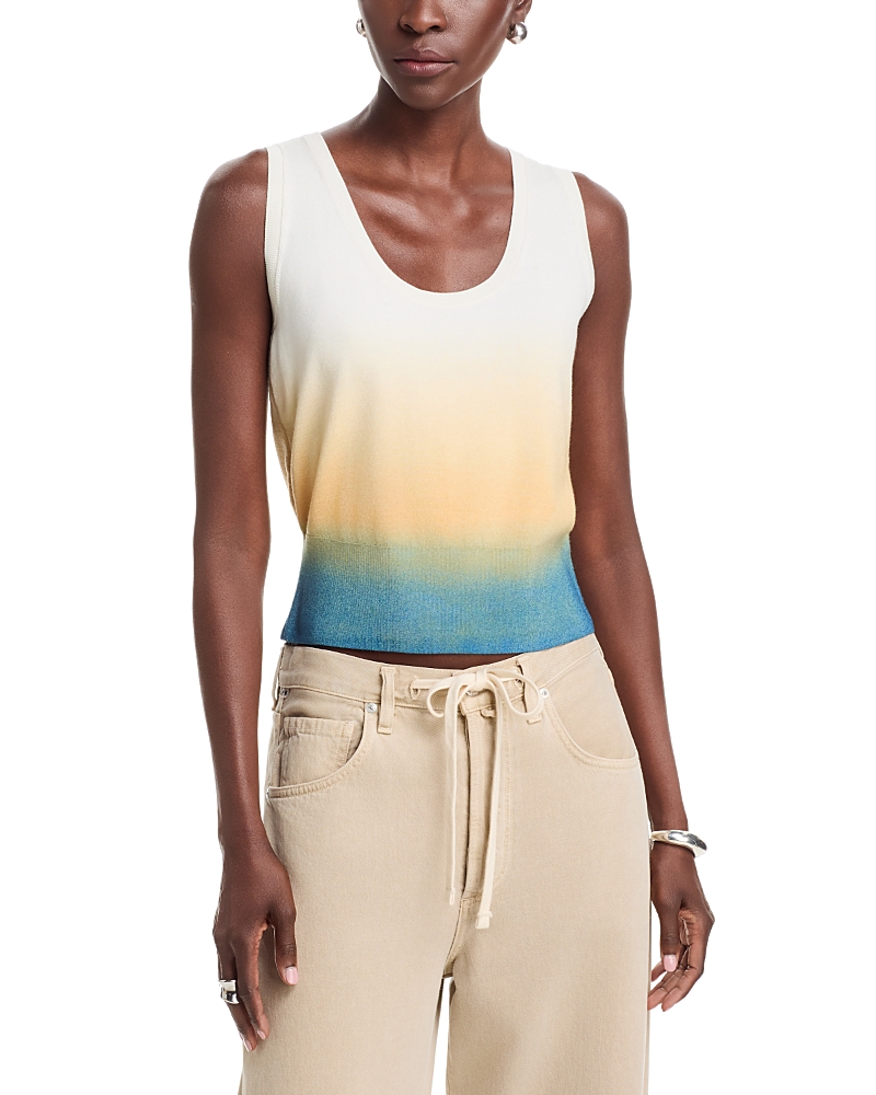 3.1 Phillip Lim 3.1 Phillip Lim Ombre Knit Scoop Neck Tank