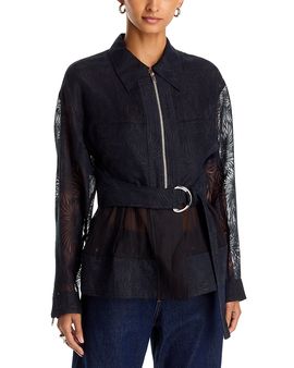 3.1 Phillip Lim 3.1 Phillip Lim Organza Fil Coupe Double Layered Utility Jacket