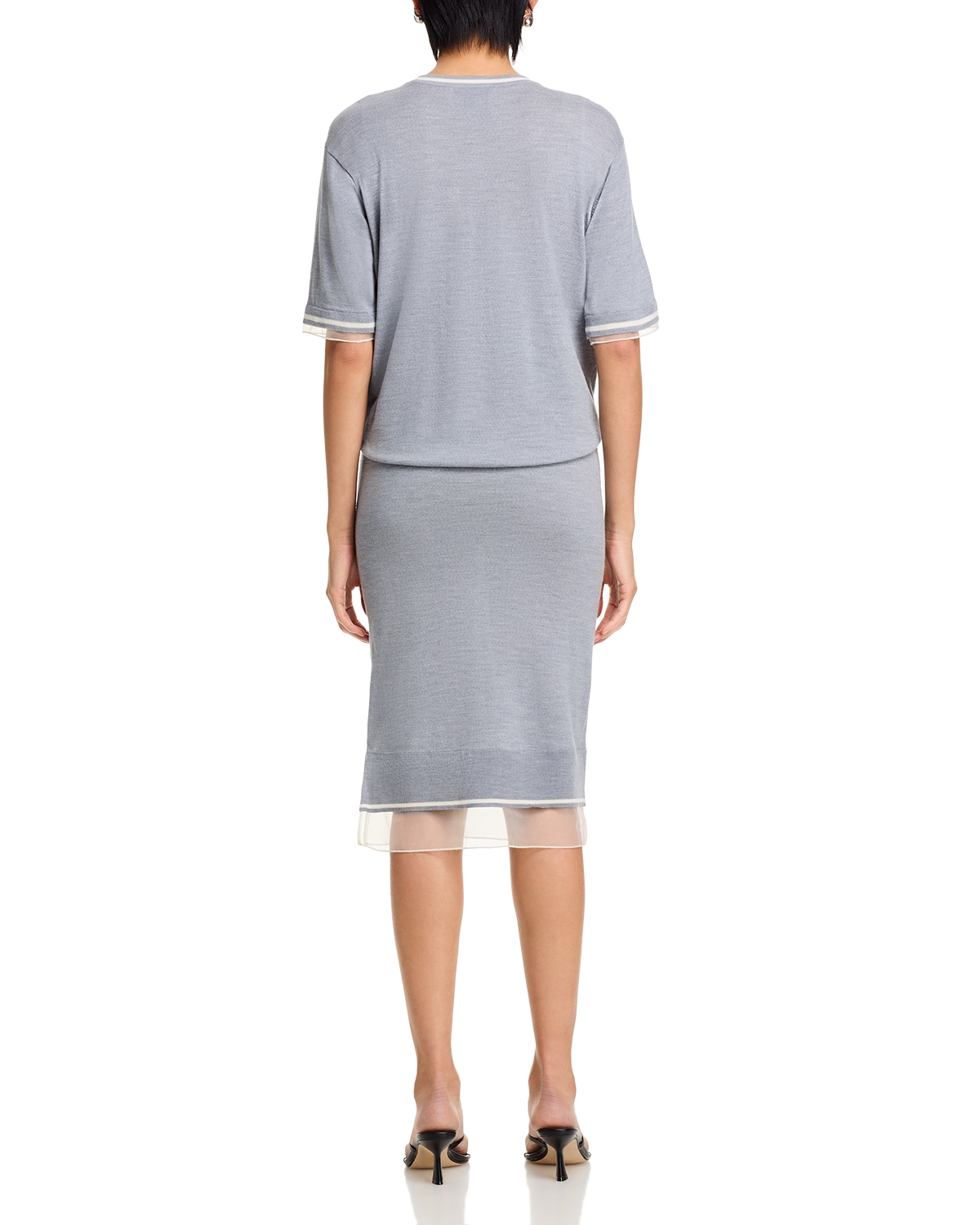 phillip lim tucked front shirt dress Draped T-Shirt Slip Combo Dress 3.1 Phillip Lim