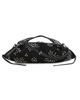 3.1 Phillip Lim 3.1 Phillip Lim Studded Faux Suede Mini Luna Crossbody Bag Black One - 1