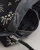 3.1 Phillip Lim 3.1 Phillip Lim Studded Faux Suede Mini Luna Crossbody Bag Black One - 6
