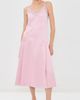 3.1 Phillip Lim 3.1 Phillip Lim Studded Structured Satin Pleated Cami Midi Dress Lotus - 2