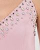 3.1 Phillip Lim 3.1 Phillip Lim Studded Structured Satin Pleated Cami Midi Dress Lotus - 6