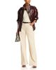 3.1 Phillip Lim 3.1 Phillip Lim Textured Faux Leather Bomber Jacket - 2