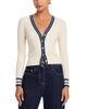 3.1 Phillip Lim 3.1 Phillip Lim Textured Rib Wide V Neck Cardigan - 1