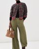 3.1 Phillip Lim 3.1 Phillip Lim Tiger Print Crew Neck Cardigan Sable Multi - 5