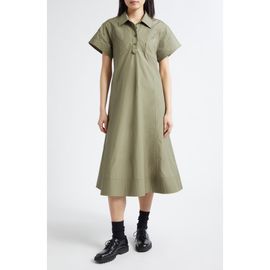 3.1 Phillip Lim 3.1 Phillip Lim Trapeze Cotton Poplin Shirtdress