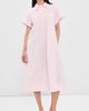 3.1 Phillip Lim 3.1 Phillip Lim Trapeze Midi Poplin Shirt Dress Blush - 2