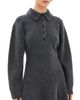 3.1 Phillip Lim 3.1 Phillip Lim Wool Blend Polo Mini Dress Charcoal - 1
