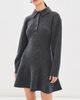 3.1 Phillip Lim 3.1 Phillip Lim Wool Blend Polo Mini Dress Charcoal - 2