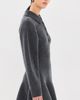 3.1 Phillip Lim 3.1 Phillip Lim Wool Blend Polo Mini Dress Charcoal - 4