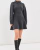 3.1 Phillip Lim 3.1 Phillip Lim Wool Blend Polo Mini Dress Charcoal - 5