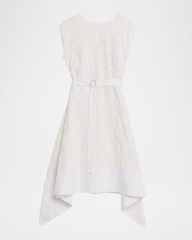 3.1 Phillip Lim 3D Floral Embroidered Midi Dress