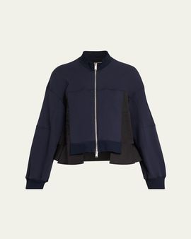 3.1 Phillip Lim Asymmetric Sport Jacket with Ripstop Panels