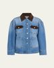 3.1 Phillip Lim Denim & Corduroy Chore Jacket - 1