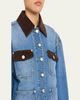 3.1 Phillip Lim Denim & Corduroy Chore Jacket - 5