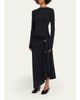 3.1 Phillip Lim Embellished Draped Long-Sleeve Maxi Dress - 4