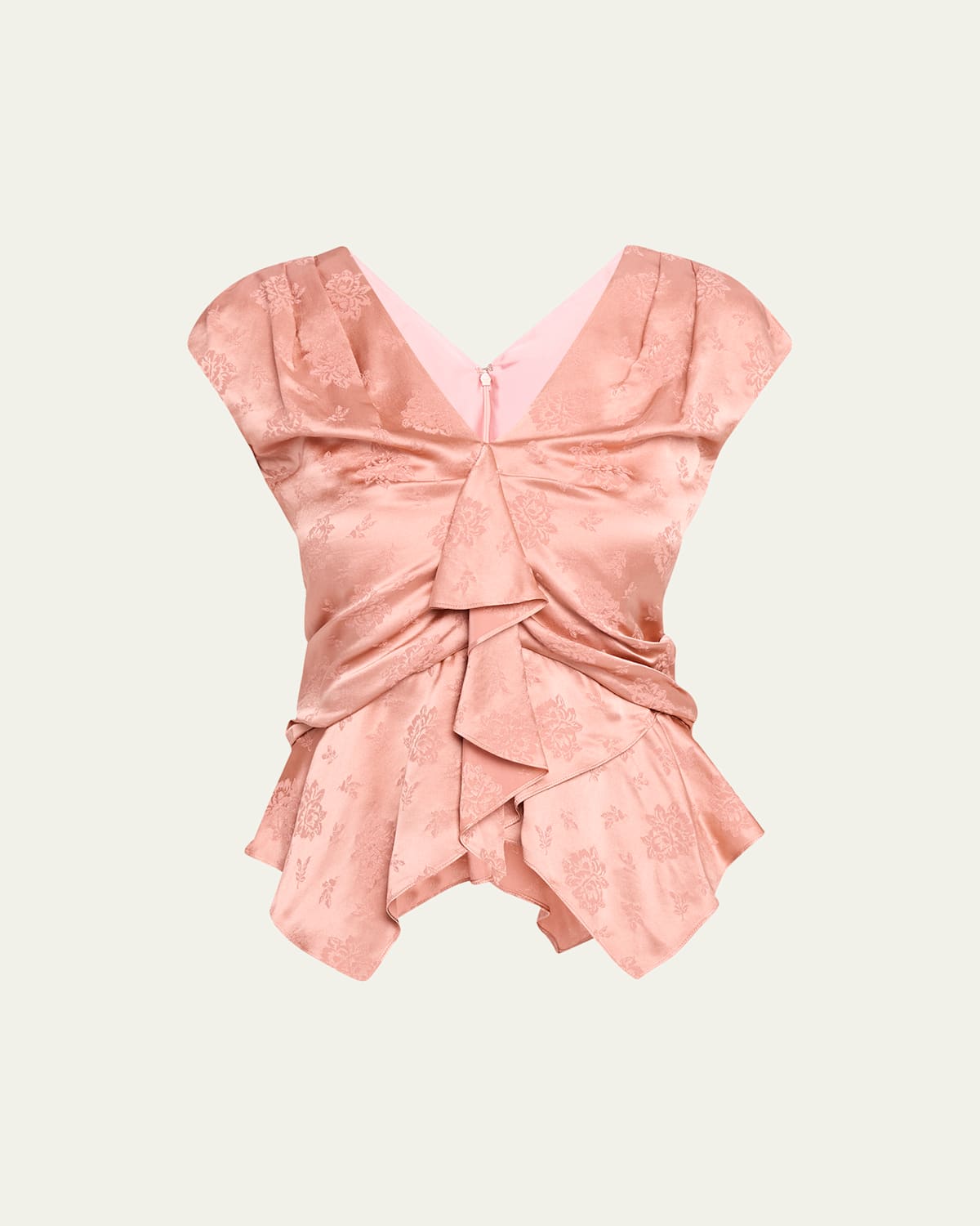 3.1 Phillip Lim - Floral Silk Draped Top