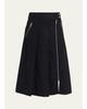 3.1 Phillip Lim Pleated Utility Midi Skirt - 1