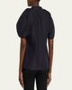 3.1 Phillip Lim Ruched Sleeve V-Neck Blouse - 3