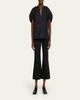 3.1 Phillip Lim Ruched Sleeve V-Neck Blouse - 4
