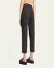 3.1 Phillip Lim Straight-Leg Cropped Jeans with Side Zipper Detail - 3