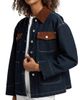 3.1 Phillip Lim Women's Contrast Corduroy-Trim Denim Chore Jacket - 6