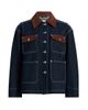 3.1 Phillip Lim Women's Contrast Corduroy-Trim Denim Chore Jacket - 8